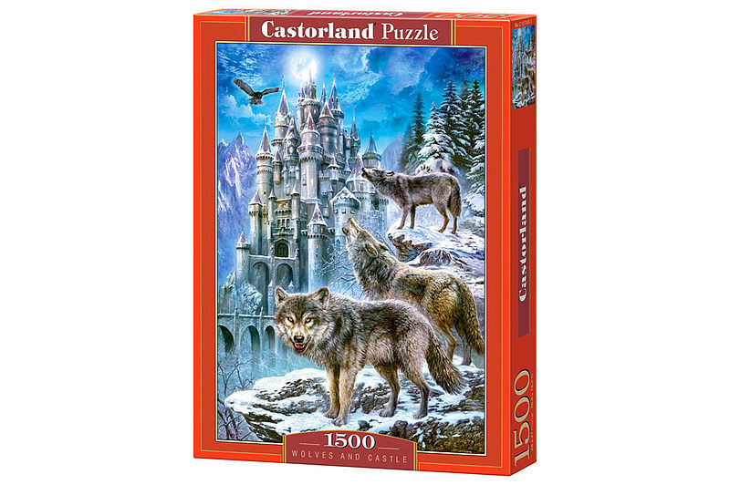 Puzzle 1500 wilki i zamek c-151141-2
