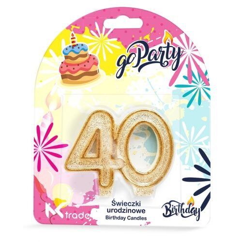 Świeczka urodzinowa "40"