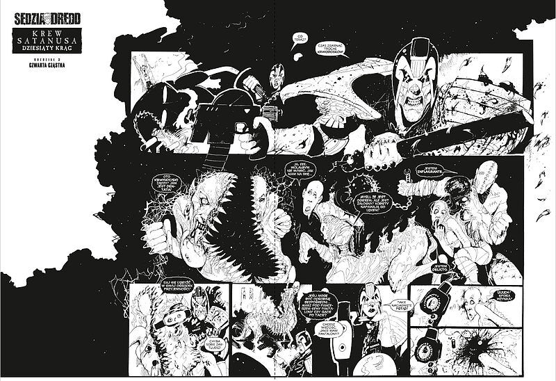 Sędzia Dredd - Krew Satanusa / Dziesiąty Krąg (okładka limitowana)