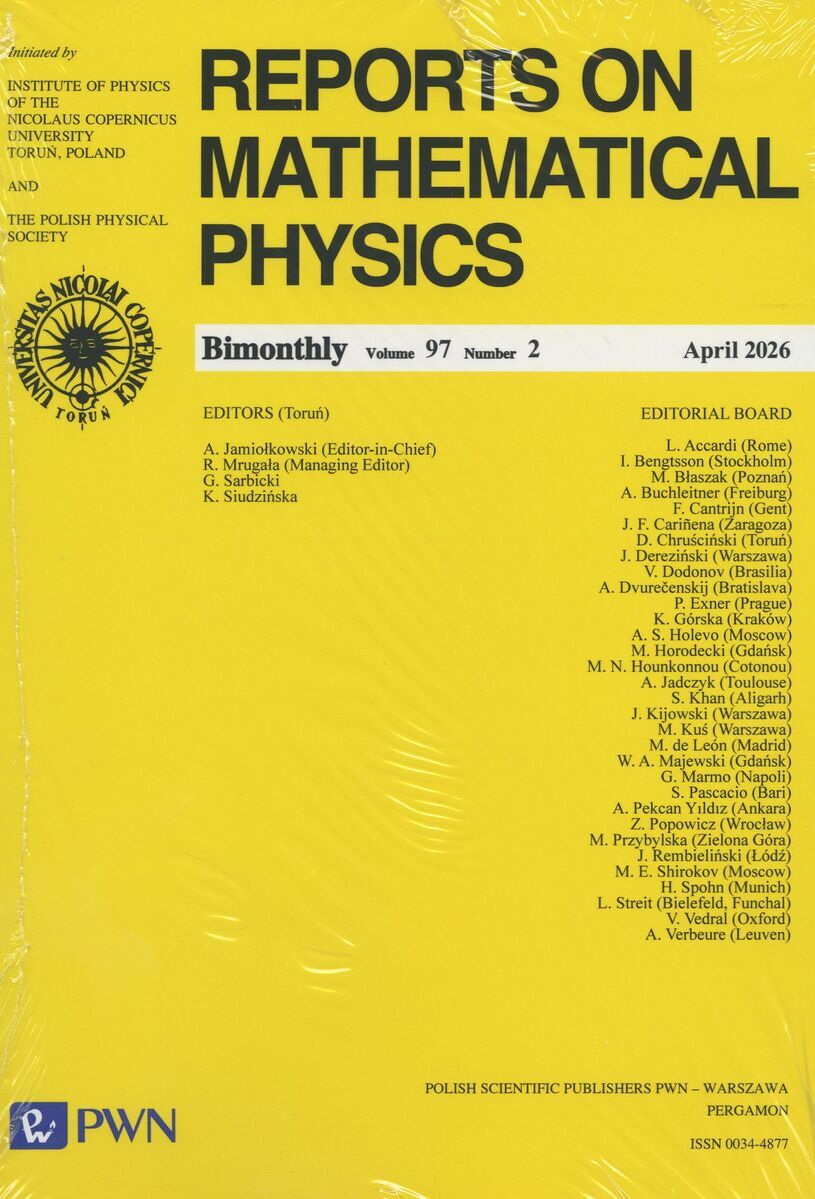 Reports On Mathematical Physics 97/2 2026