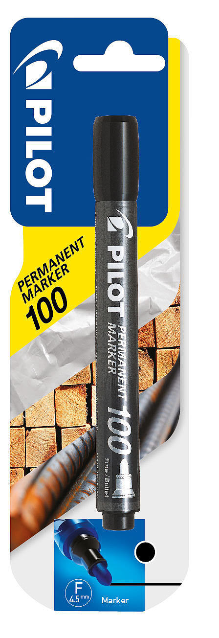 Marker permamentny sca-100 czarny pilot