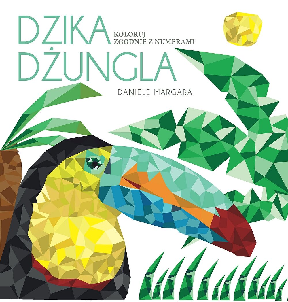 Dzika dżungla. Koloruj zgodnie z numerami