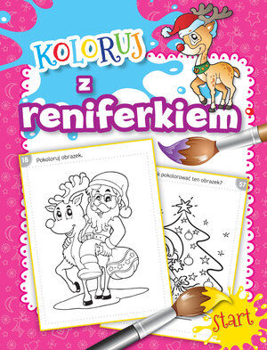 Koloruj z reniferkiem
