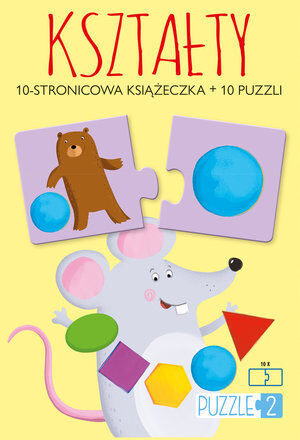 Kształty (książeczka + 10 puzzli)