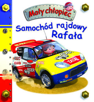 Samochód rajdowy Rafała. Mały chłopiec