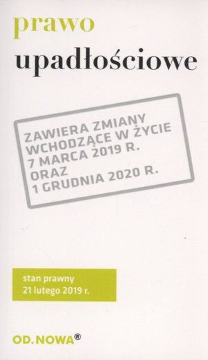Prawo upadłościowe (luty 2019)