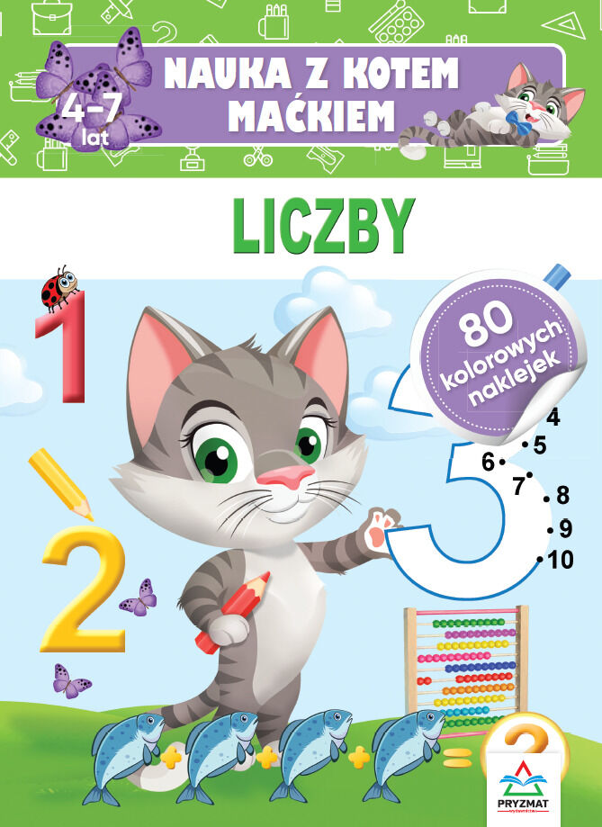 Nauka z kotem Maćkiem. Liczby