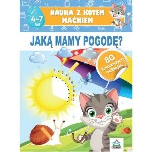 Nauka z kotem Maćkiem. Jaką mamy pogodę?
