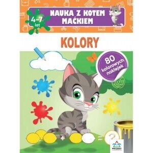 Nauka z kotem Maćkiem. Kolory
