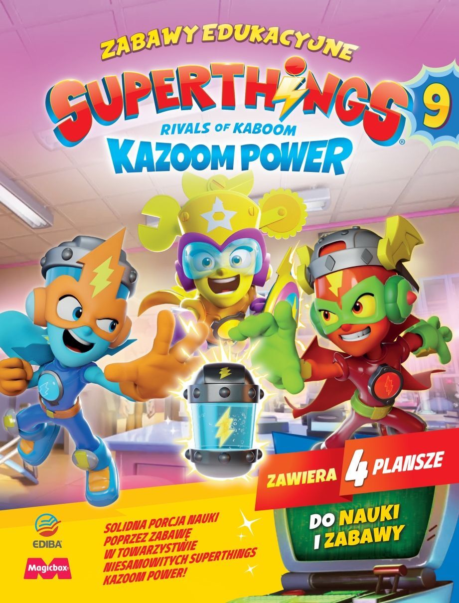 SuperThings Rivals of Kaboom. Kazoom Power. Zabawy edukacyjne 9
