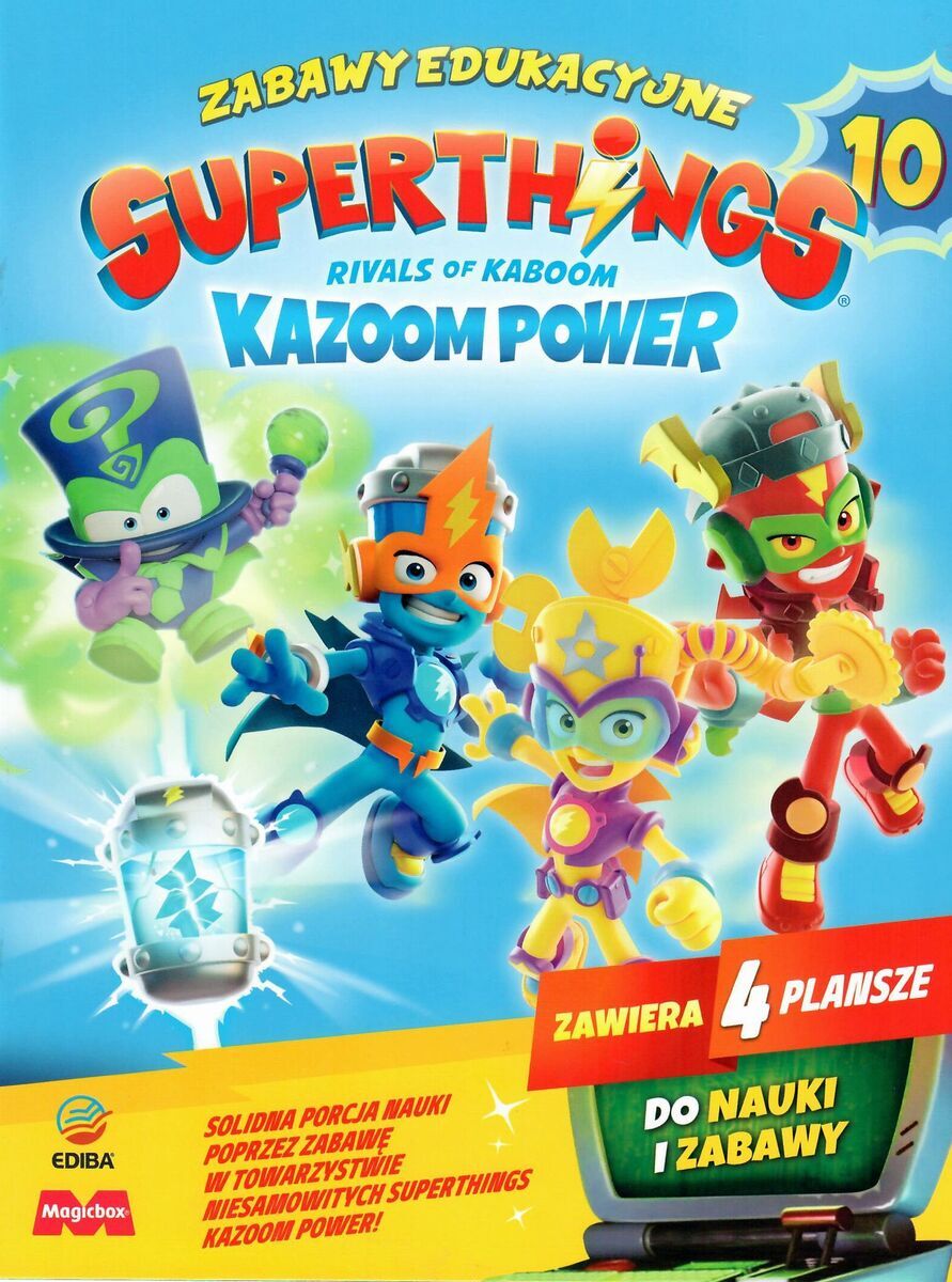 SuperThings Rivals of Kaboom. Kazoom Power. Zabawy edukacyjne 10