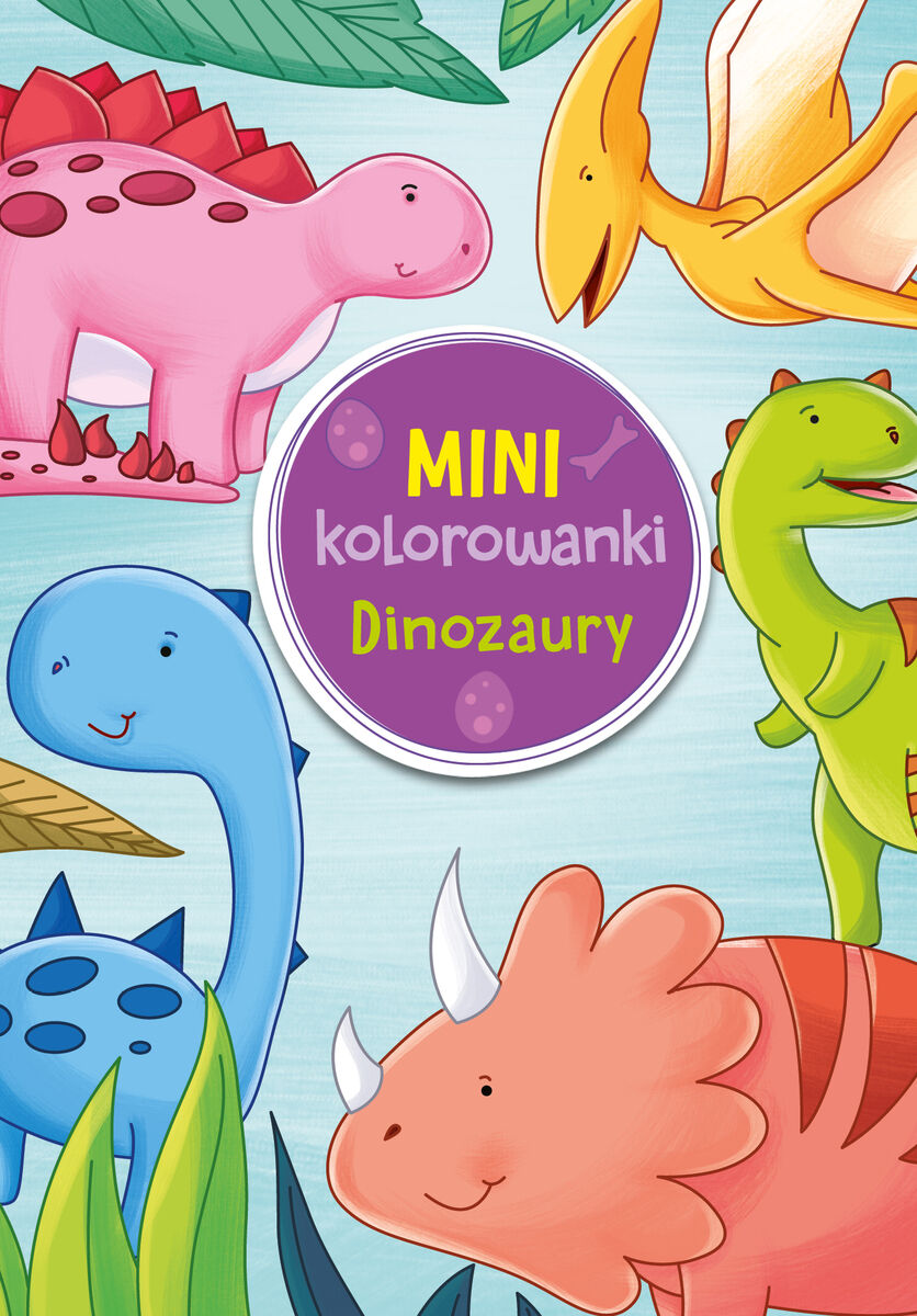 Mini kolorowanki. Dinozaury
