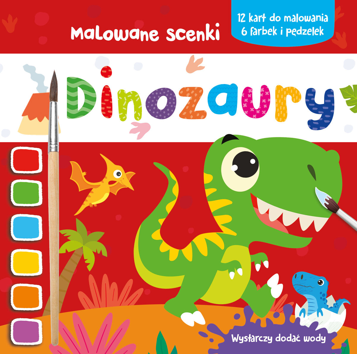 Malowane scenki. Dinozaury