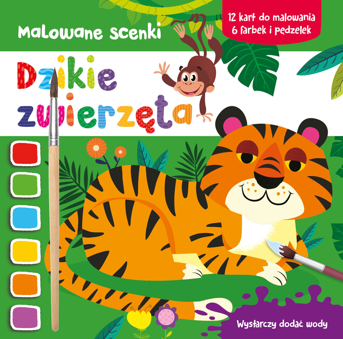 Malowane scenki. Dzikie zwierzęta