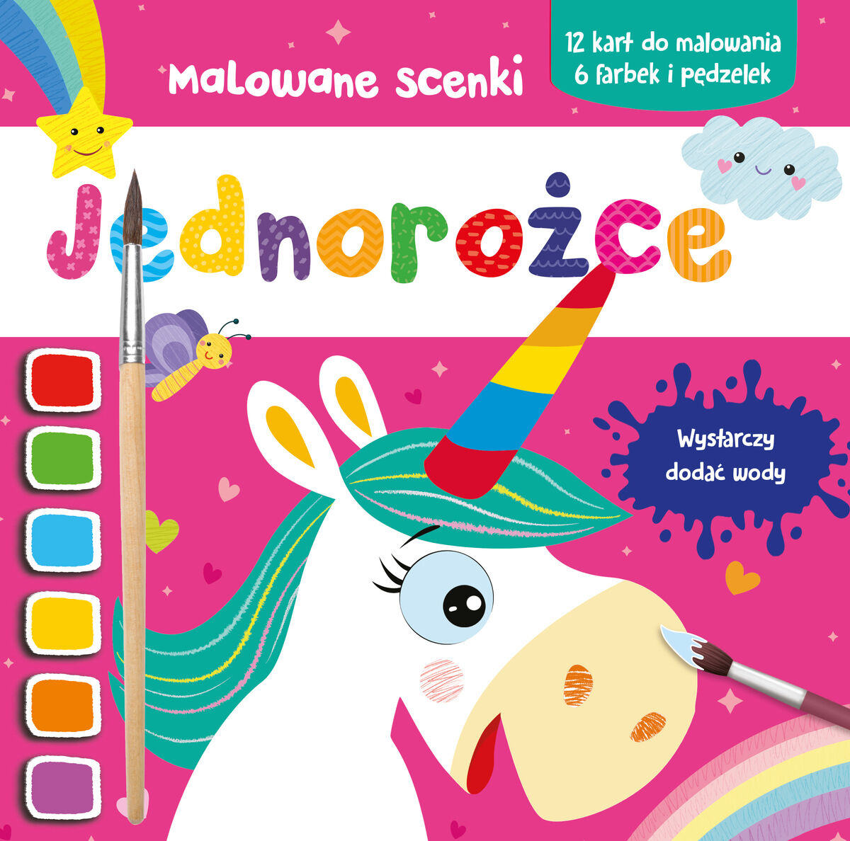 Malowane scenki. Jednorożce