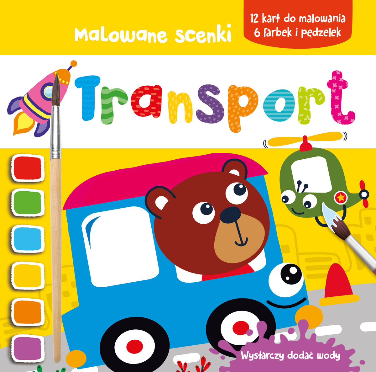 Malowane scenki. Transport
