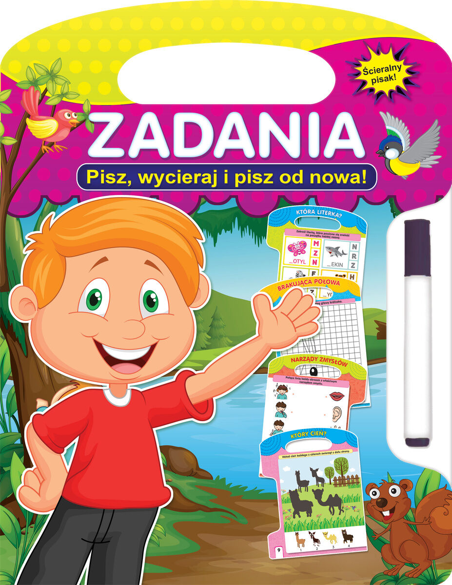 Zadania. Pisz, wycieraj i pisz od nowa!