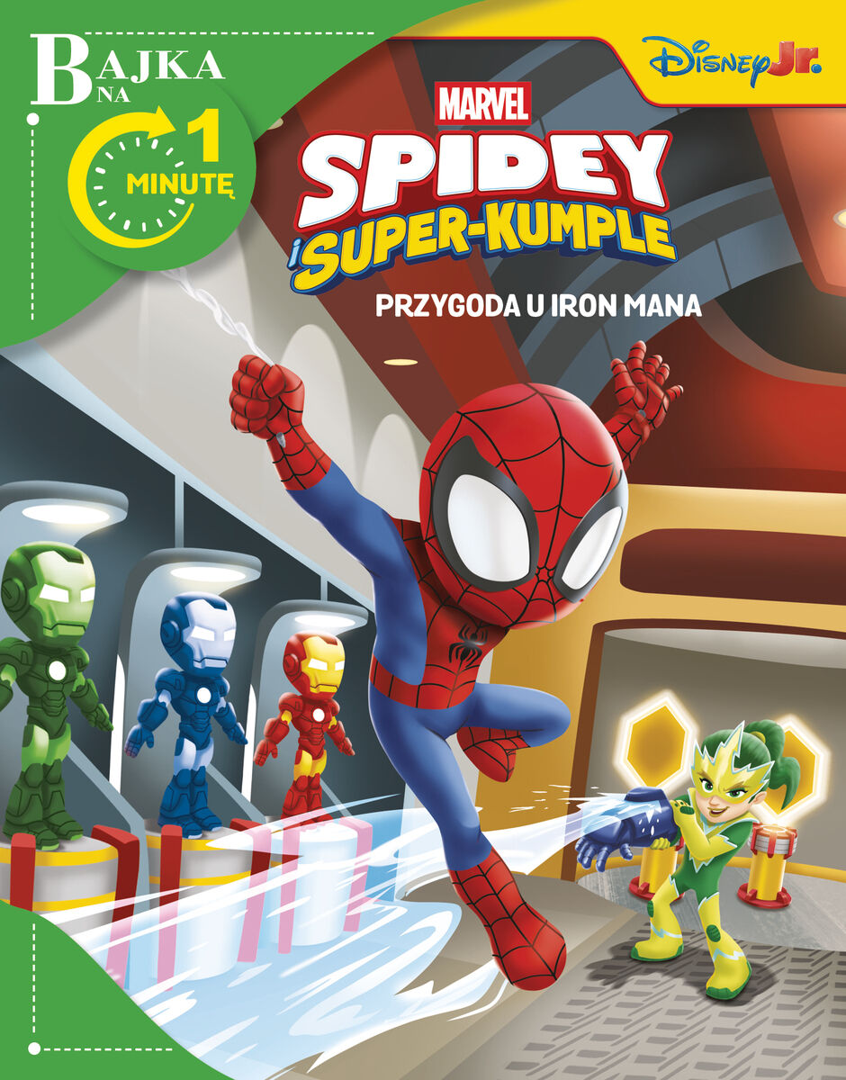 Bajka na 1 minutę. Przygoda u Iron Mana. Marvel Spidey i Super-kumple