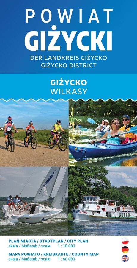 Powiat Giżycki. Mapa turystyczna