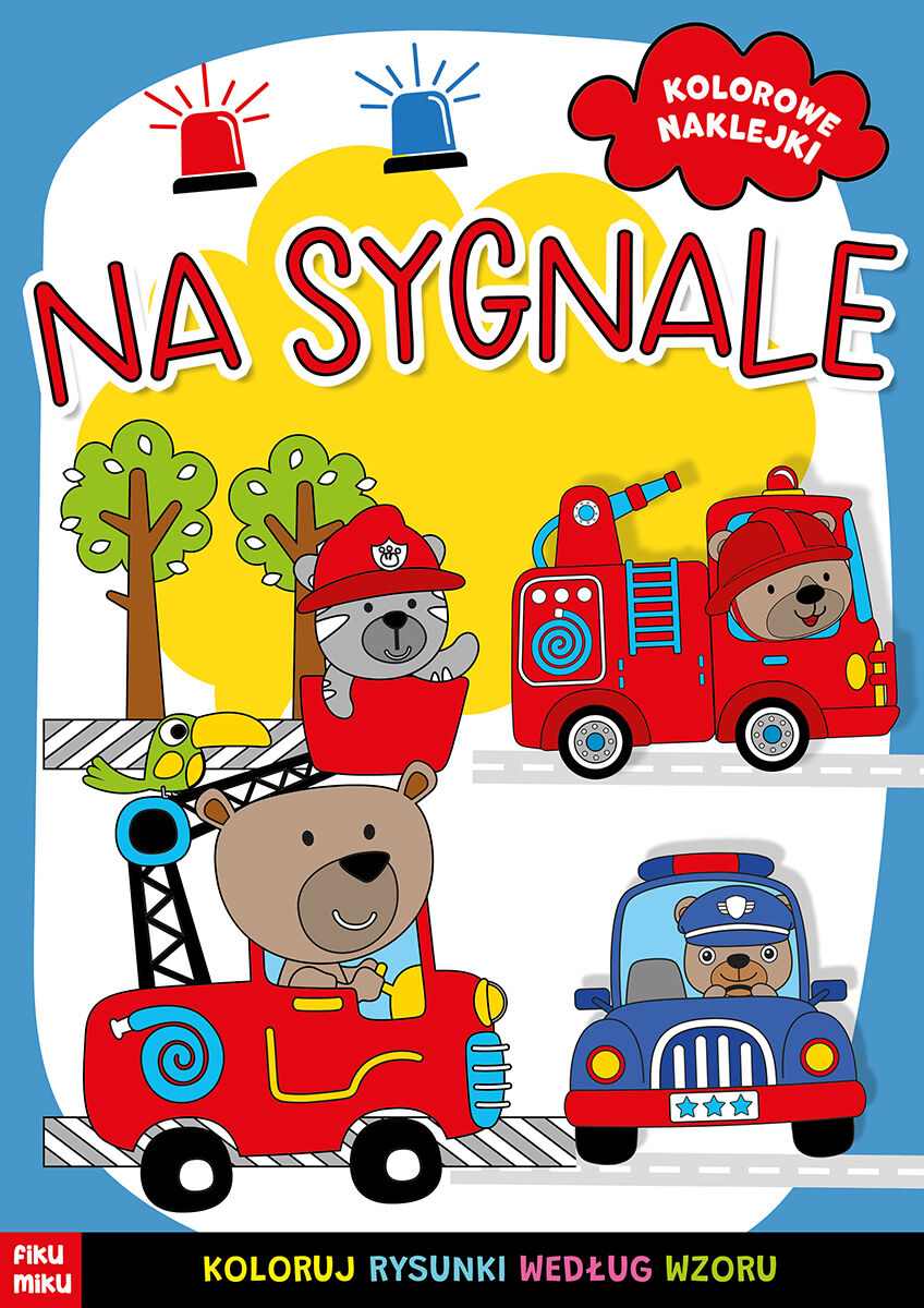 Na sygnale. Kolorowe naklejki