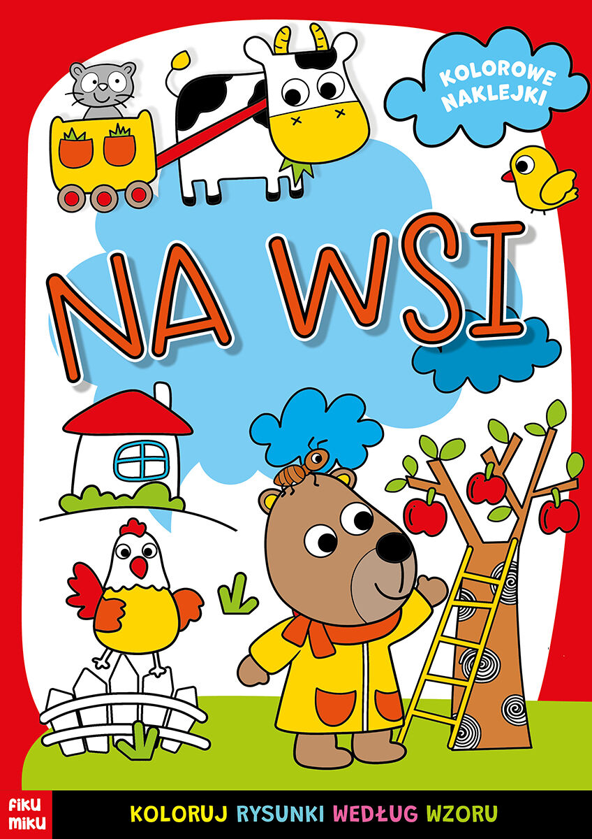 Na wsi. Kolorowe naklejki