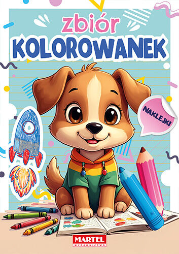 Zbiór kolorowanek z naklejkami