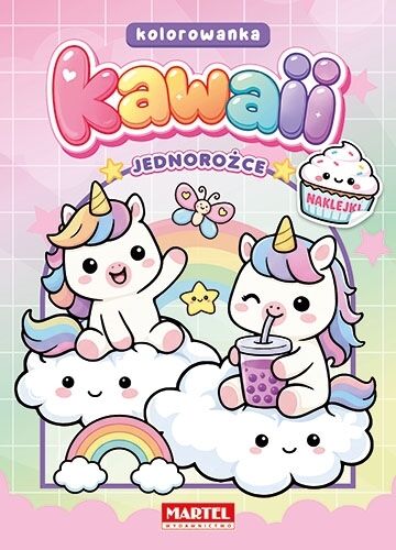 Kawaii. Jednorożce z naklejkami