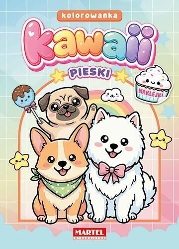 Kawaii. Pieski z naklejkami
