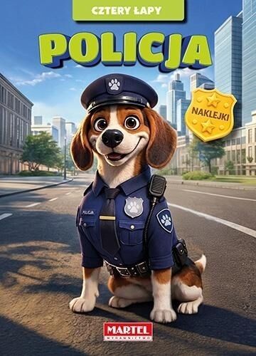 Cztery łapy. Policja z naklejkami