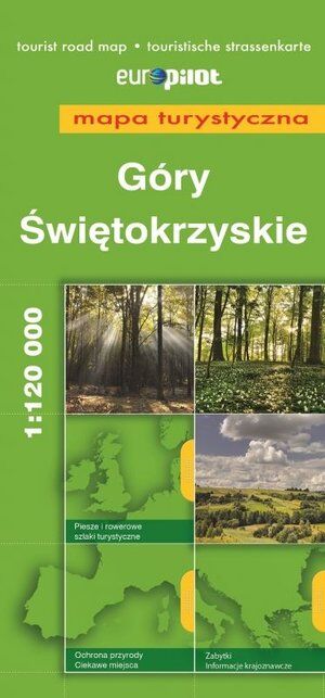 Góry Świętokrzyskie. Mapa turystyczna w skali 1:120 000. Europilot