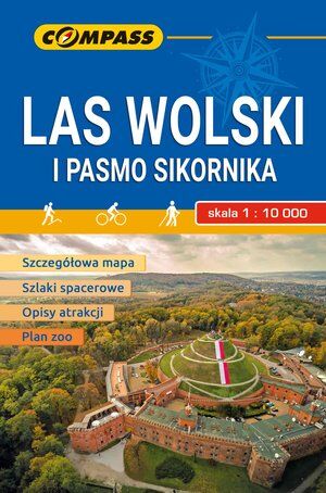 Las Wolski i Pasmo Sikornika. Mapa w skali 1:10 000