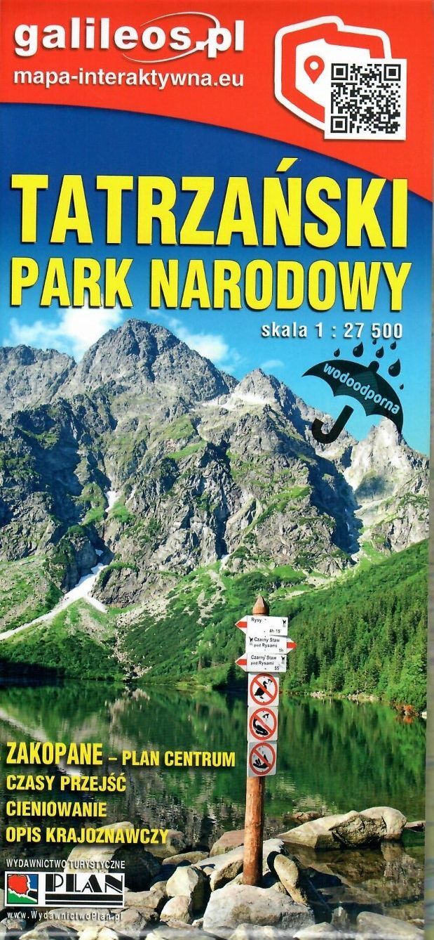 Mapa tur. - Tatrzański Park Narodowy 1:27 000