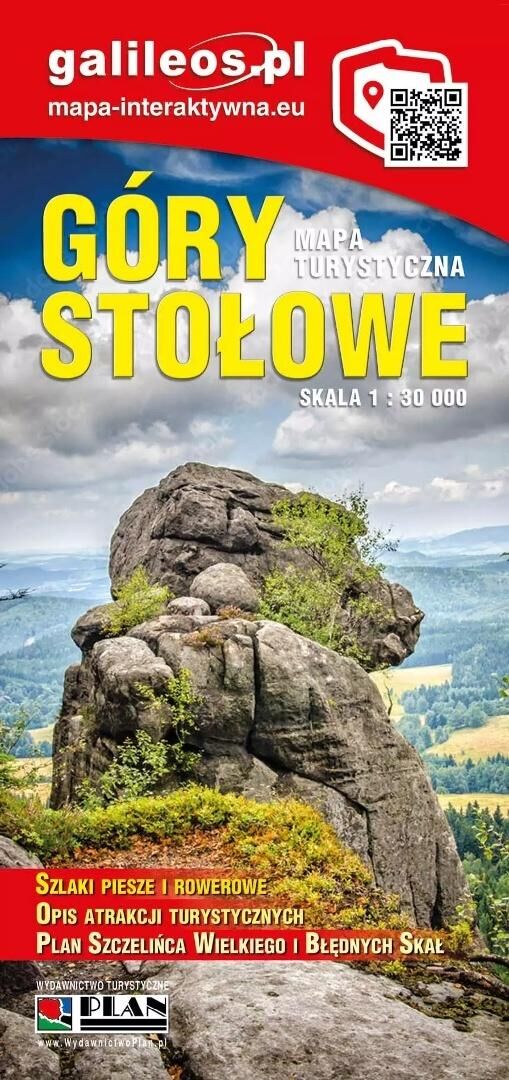 Góry Stołowe. Mapa turystyczna w skali 1:30 000