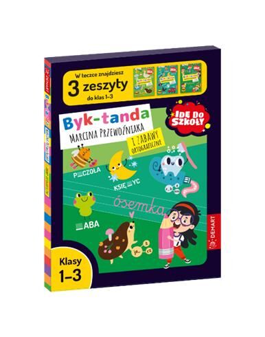 Teczka: Idę do szkoły. Byk-tanda Marcina Przewoźnika i Zabawy Ortograficzne. Klasy 1-3