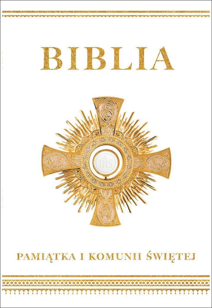 Biblia w obwolucie komunijnej