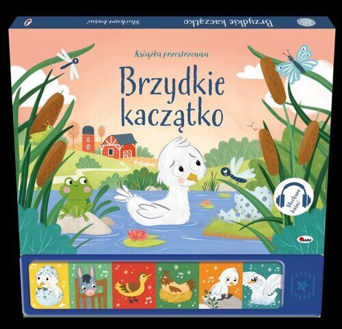 Książka przestrzenna. Brzydkie kaczątko. Słucham baśni