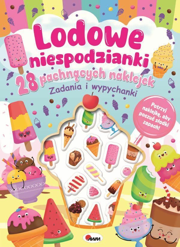 Lodowe niespodzianki. 28 pachnących naklejek