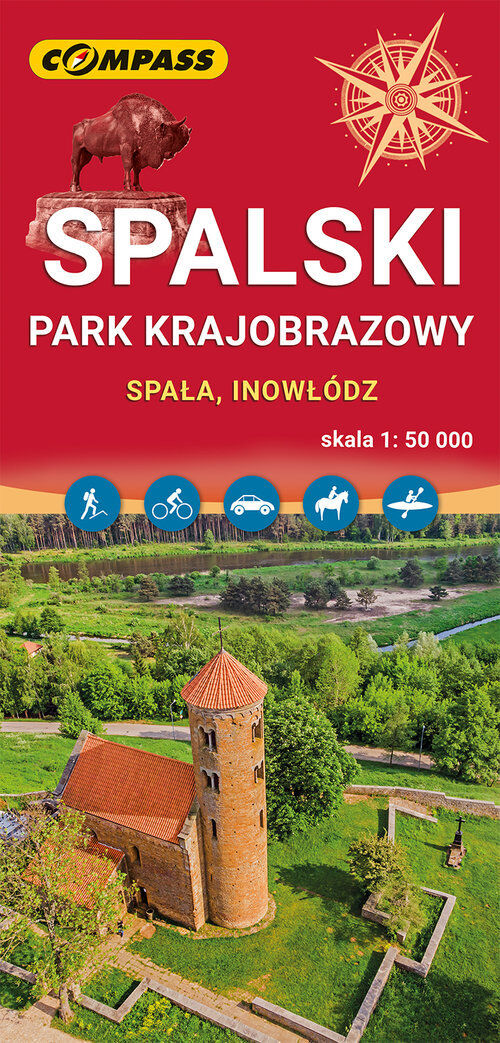 Spalski Park Krajobrazowy. Mapa turystyczna w skali 1:50 000