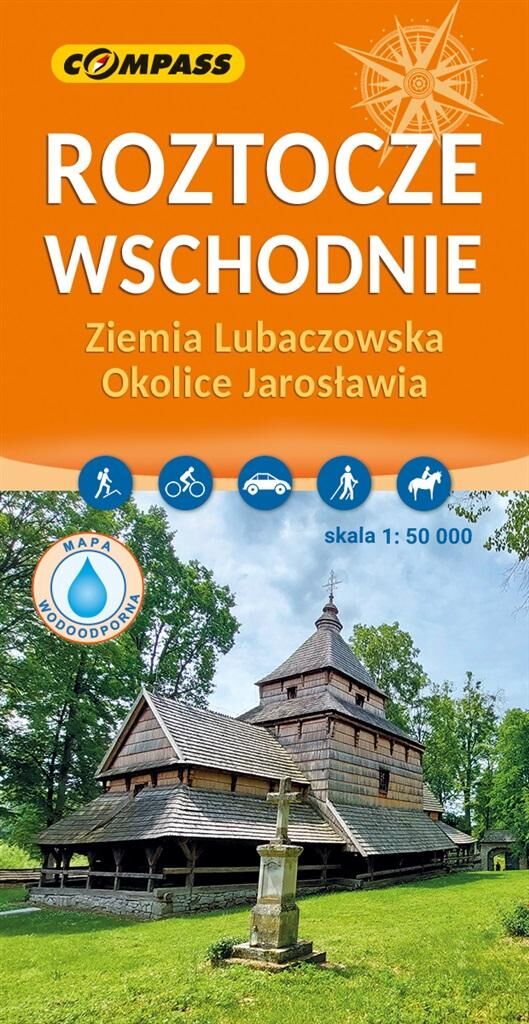 Roztocze Wschodnie. Mapa turystyczna w skali 1:50 000 (wersja wodoodporna)