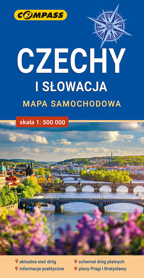 Czechy i Słowacja. Mapa samochodowa w skali 1:500 000