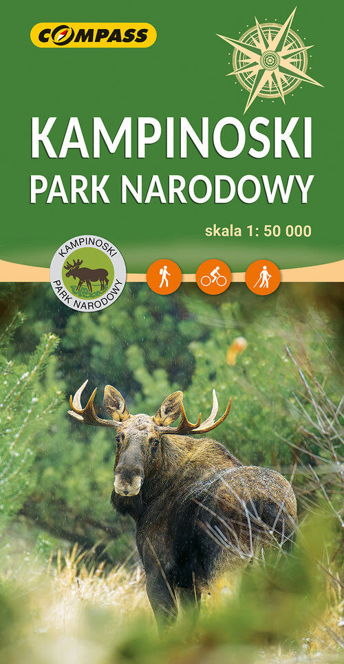 Kampinoski Park Narodowy. Mapa turystyczna w skali 1:50 000