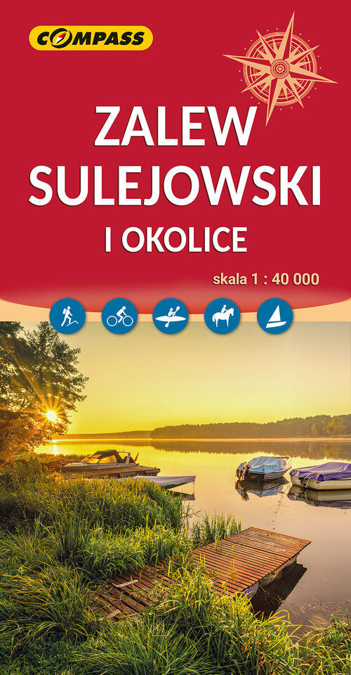 Zalew Sulejowski i okolice. Mapa turystyczna w skali 1:40 000