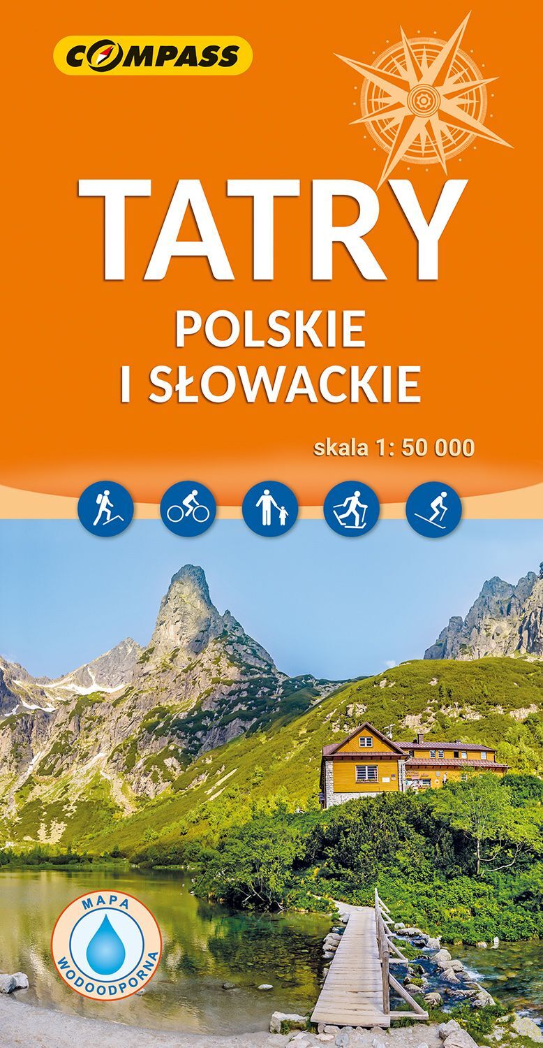 Tatry Polskie i Słowackie. Mapa turystyczna w skali 1:50 000 (wersja wodoodporna)
