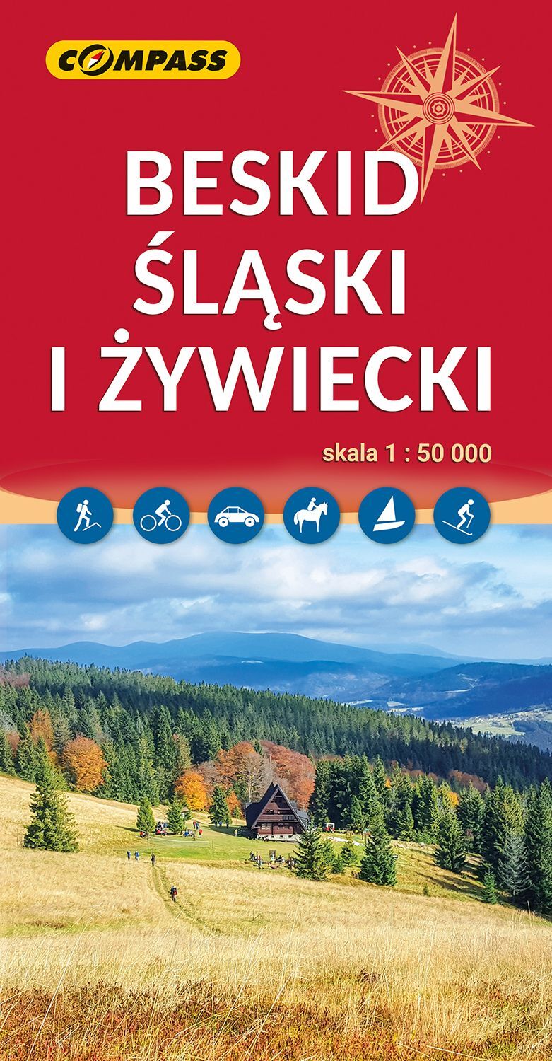 Beskid Śląski i Żywiecki. Mapa turystyczna w skali 1:50 000