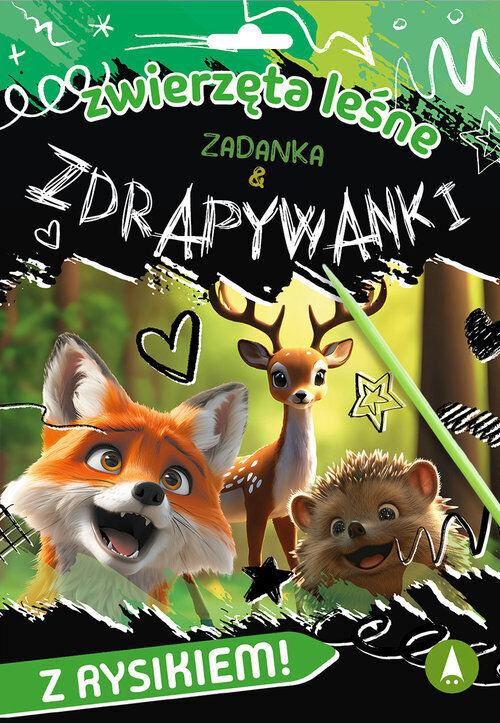 Zwierzęta leśne Zadanka & zdrapywanki