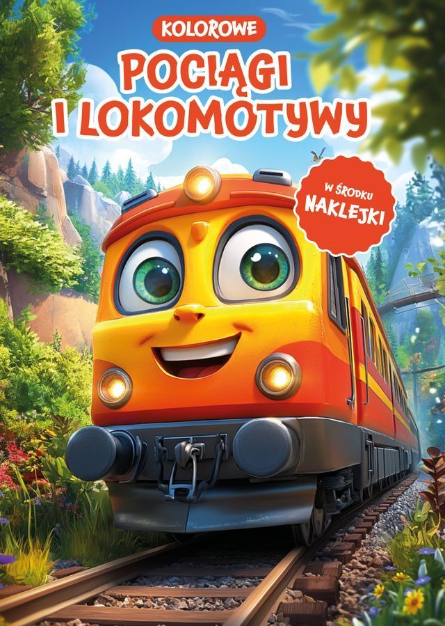 Kolorowe pociągi i lokomotywy