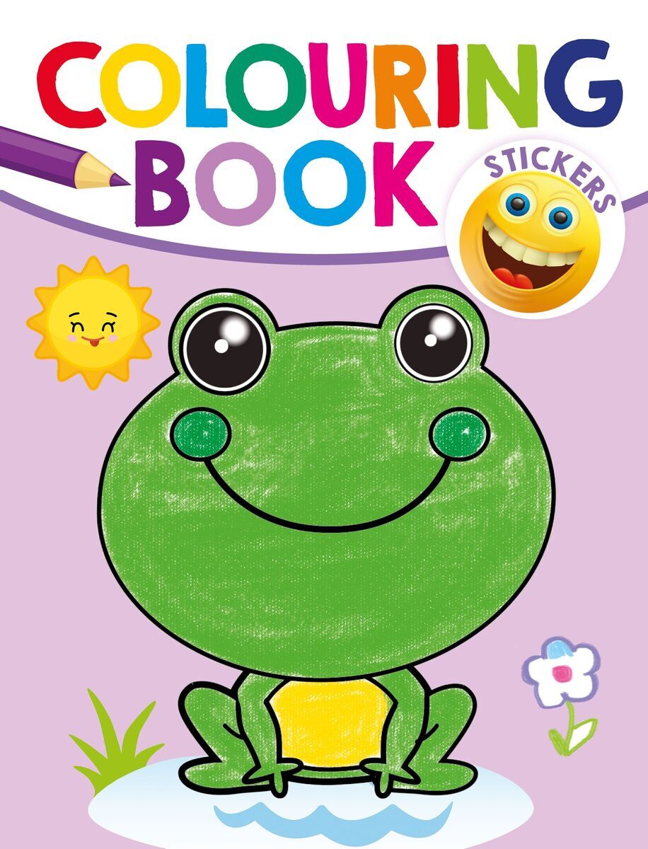 Colouring Book Stickers Żabka
