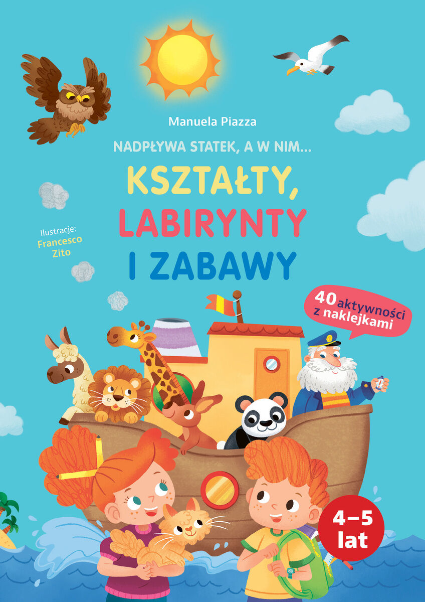 Nadpływa statek, a w nim... kształty, labirynty i zabawy