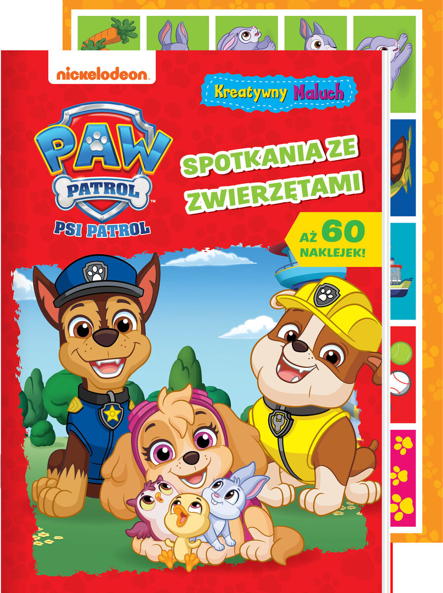 Psi Patrol. Kreatywny maluch. Spotkania ze zwierzętami