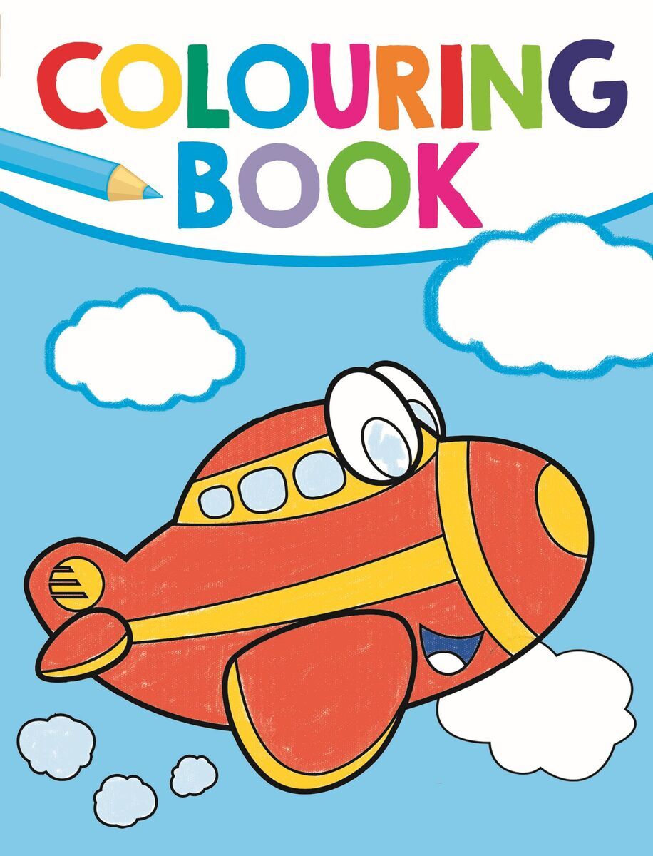 Colouring Book Samolot